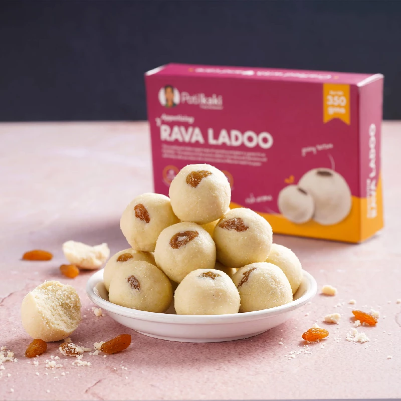 Patil Kaki Rava Ladoo, 350 g-3.webp